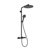 Hansgrohe Raindance Alive S Puro Showerpipe brusest, vandsparende, mat sort