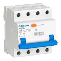 Kombiafbryder RCBO Chint, 3P+N, C karakteristik, 16A, 300mA, 6kA