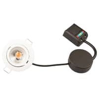Claudia 4,5W 2700K 230V rund, hvid (mat) - Scan Products