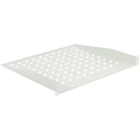 Lanview 19" 1U fast hylde 400 mm dybde hvid