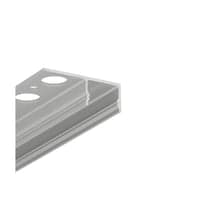 Anodiseret fliseprofil til LED skinne, UNI-TILE12 180DEG C PLUS