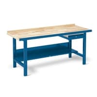 Arbejdsbord VBB-1.20, 2,0x0,77m, komplet - Blika
