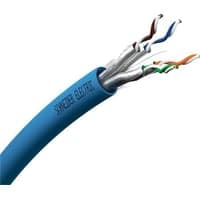 Cat 7A S/FTP netvrkskabel halogenfri, Actassi CL-MNC, bl yderkappe, 500 meter (p kabeltromle) - Schneider Electric