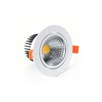3W indbygningsspot, Hul: 6,7-8 cm, Ml: 8,5 cm, hvid kant, dmpbar, 12V/24V