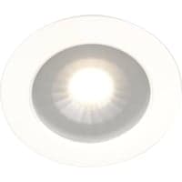 12V LED downlight, 4,3W, 300 lm, 3000K, 70 mm, hvid