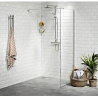 Vetro brusevg, 60 cm, 6 mm klart hrdet glas, EasyClean