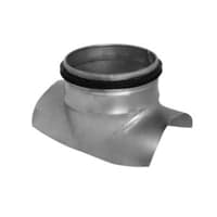 Alnor Pstik Centrisk, 160 mm - 100 mm, Galvaniseret Stl