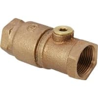 Gpa Conti kontraventil, 1/2" M/M, rdgods med VA inspektionsprop