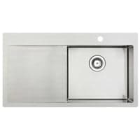 Kubus 900 Soft kkkenvask, rustfrit stl, radius 10 indvendig