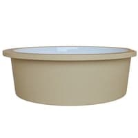 Lavabo Gino, porcelnsbadvask 40, til underlimning, hvid