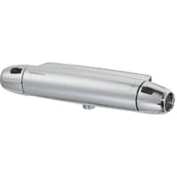 FM Mattsson 9000E II - Termostatisk brusearmatur med afgang ned, krom