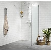 Vetro brusevg, 50 cm, 6 mm hrdet silkemat glas, EasyClean