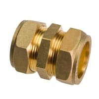 Conex kompressionskobling, 22 x 15 mm, lige, godkendt til PEX og kobber