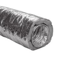 Lyddmpende flexslange 125 mm, 50 mm isolering, 10 meter, med dampsprre