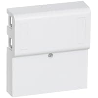LK FUGA - Softline panelunderlag med indbygget dataudtag til 1-4 stk. Actassi konnektorer, 2 modul, hvid
