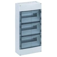 Gruppetavle AKe 36, 36 modul, PE/N terminal, IP55