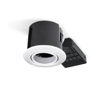 Nordtronic Quick Spot indbygningsspot 230V LED (rund) uden lyskilde, hvid (blank) (restsalg)