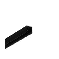 Topmet Aluprofil SMART10 AC2/Z, pbygning, LED skinne, 2 meter, sort (anodiseret)
