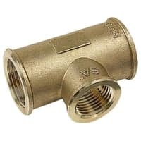 PURAFIT t-stykke 3/4" x 1/2" x 3/4", siliciumbronze, blyfri