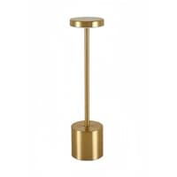 Opladelig LED bordlampe, Touch-dmpbar, CCT, IP54, 3W, 300lm, RA80 - guld