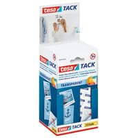 Tesa dobbeltklbende klbepuder, klar, 72 stk.