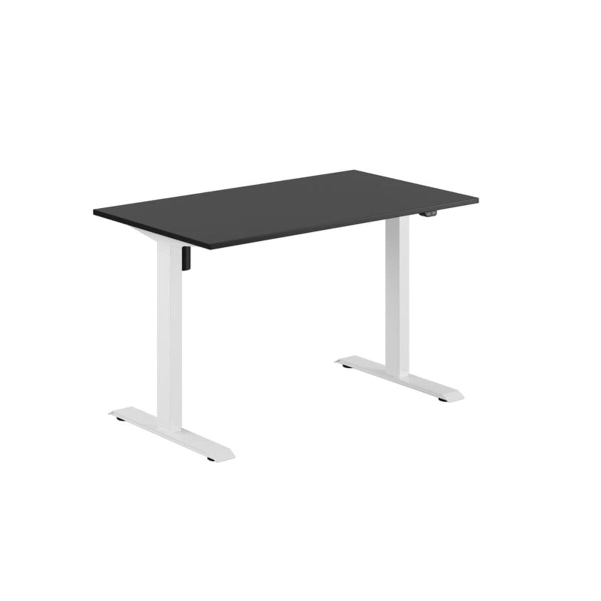 EASY Höj- och sänkbart bord m/1 motor 120x70cm - Sort-hvid