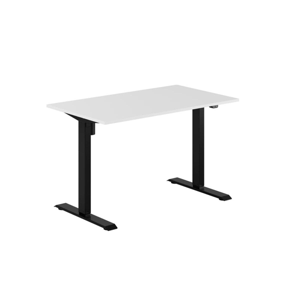 EASY Höj- och sänkbart bord m/1 motor 120x70cm - Hvid-sort