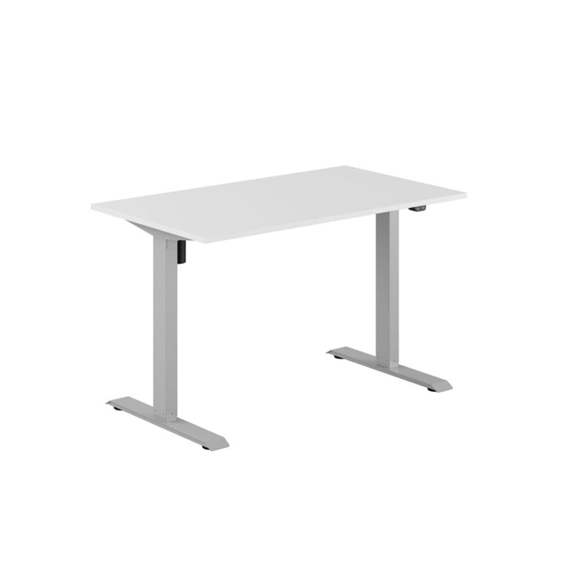 EASY Höj- och sänkbart bord m/1 motor 120x70cm - Hvid-grå