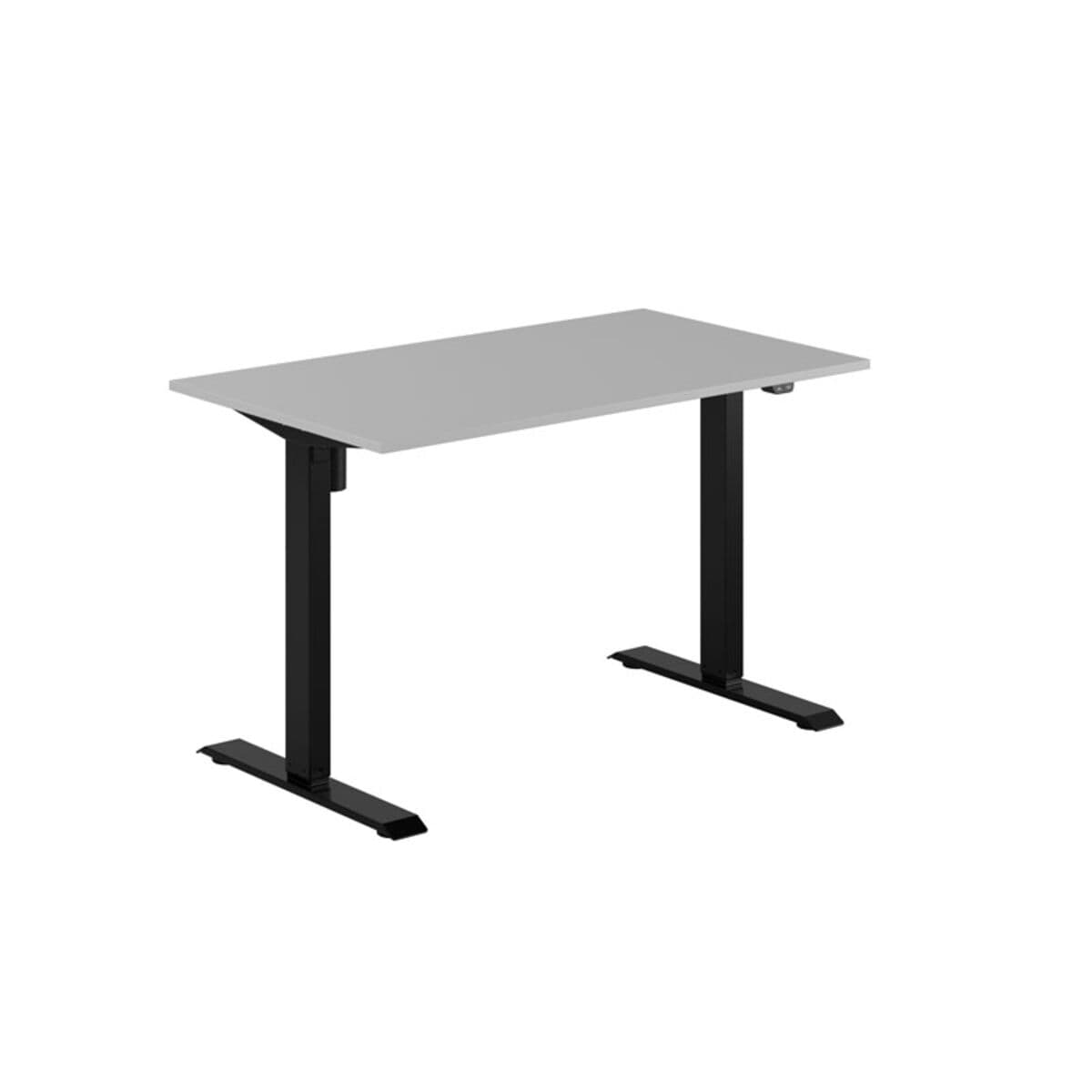 EASY Höj- och sänkbart bord m/1 motor 120x70cm - Grå-sort